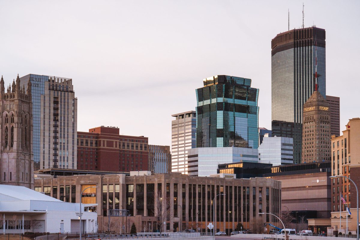 Foshay Tower and Downtown Minneapolis Skyline
