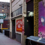 Outside the Gay 90's nightclub in downtown Minneapolis.