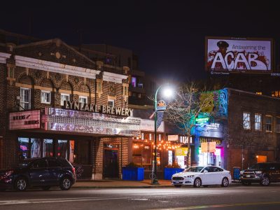 ACAB Billboard at LynLake Brewery, Minneapolis