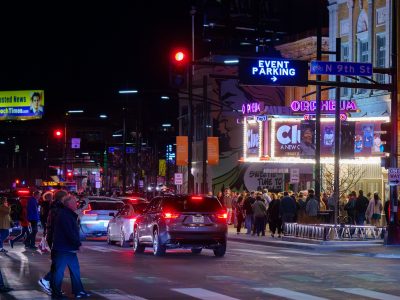 Orpheum Theatre Goers, Hennepin Ave, March 2024
