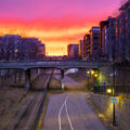 This has to be one of the best sunsets i've seen in quite some time. Taken from above the Midtown Greenway on a warm spring evening.