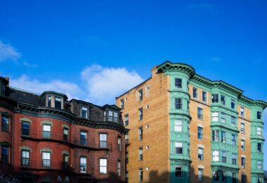Apartments on Massachusetts Avenue in Boston.