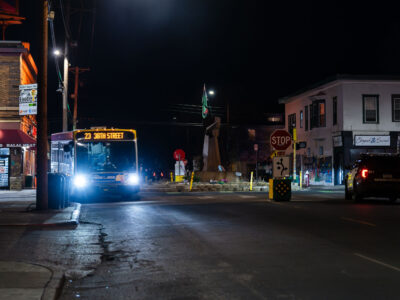 Metro Transit Bus 23, Police Car, Cup Foods, George Floyd Square