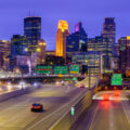 Downtown Minneapolis as seen from a bridge over Interstate 35W. This is probably one of my favorite views of downtown. Nicer now that all the construction is finished.. for now!