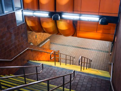 Tufts Medical Center station entrance, Boston