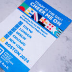 A bib for a 6th star runner at the 2024 Boston Marathon.