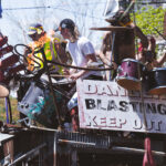 The annual MayDay Parade in South Minneapolis with the Southside Battletrain. The parade went down Bloomington Ave and then turned onto 34th to Powderhorn Park.