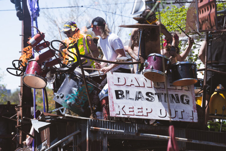 MayDay Parade, South Minneapolis 2024 4 The annual MayDay Parade in South Minneapolis with the Southside Battletrain. The parade went down Bloomington Ave and then turned onto 34th to Powderhorn Park.