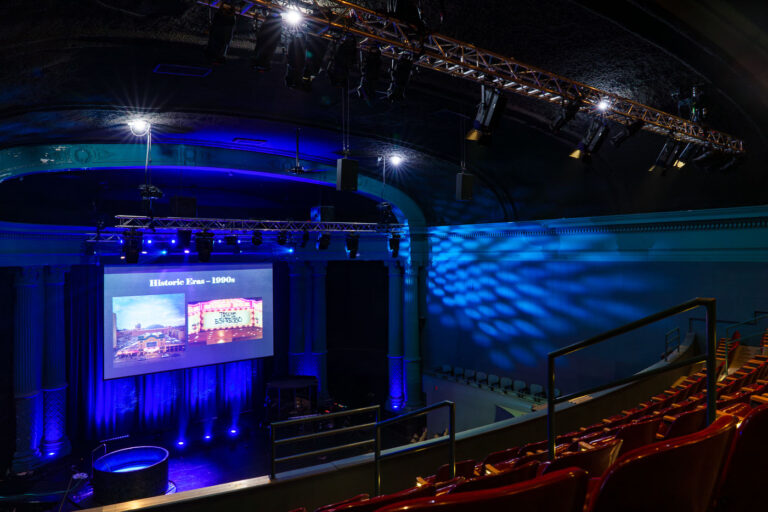 Music Box Theatre, Minneapolis 1 Music Box Theatre on Nicollet Ave in Minneapolis. Built in the 1920s the theatre was recently purchased by Miracle City church.