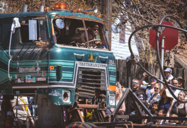 The annual MayDay Parade in South Minneapolis with the Southside Battletrain. The parade went down Bloomington Ave and then turned onto 34th to Powderhorn Park.