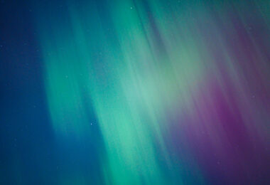 The northern lights show up near Minneapolis on May 10, 2024.