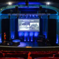 Music Box Theatre on Nicollet Ave in Minneapolis. Built in the 1920s the theatre was recently purchased by Miracle City church.