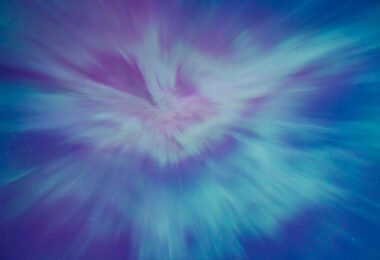 The northern lights show up near Minneapolis on May 10, 2024.