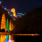 The Stone Arch Bridge is closed for the next few summers as they work on repairs to the former railroad bridge built in 1883.