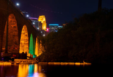 The Stone Arch Bridge is closed for the next few summers as they work on repairs to the former railroad bridge built in 1883.