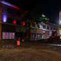 Heavy road construction on Hennepin Avenue and Lake Street in Uptown Minneapolis.