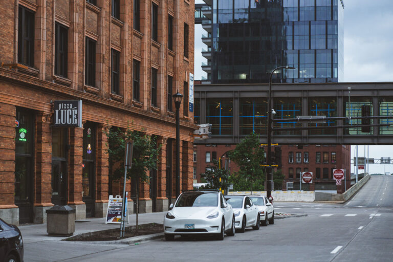 Pizza Luce on N 1st in Minneapolis 1 Pizza Luce on North 1st Street in Downtown Minneapolis.