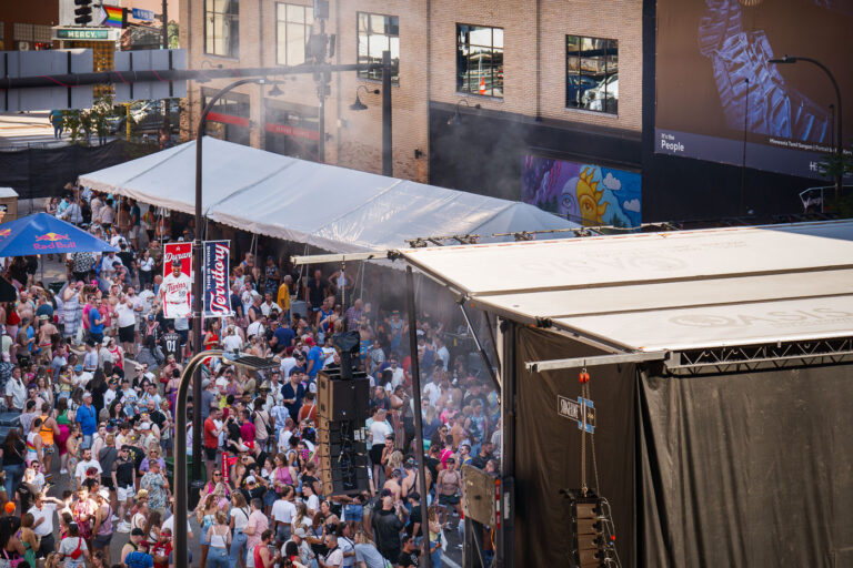 Pride week outside The Saloon 4 The Saloon bar during Pride 2024.