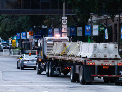 Milwaukee: 2024 RNC Concrete Barricades Arrive