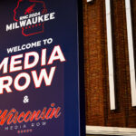 Media Row sign at the 2024 Republican National Convention.