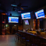 Cooper Bar in Milwaukee during the Republican National Convention. The bar is known for having the "longest bar east of the Mississippi".
