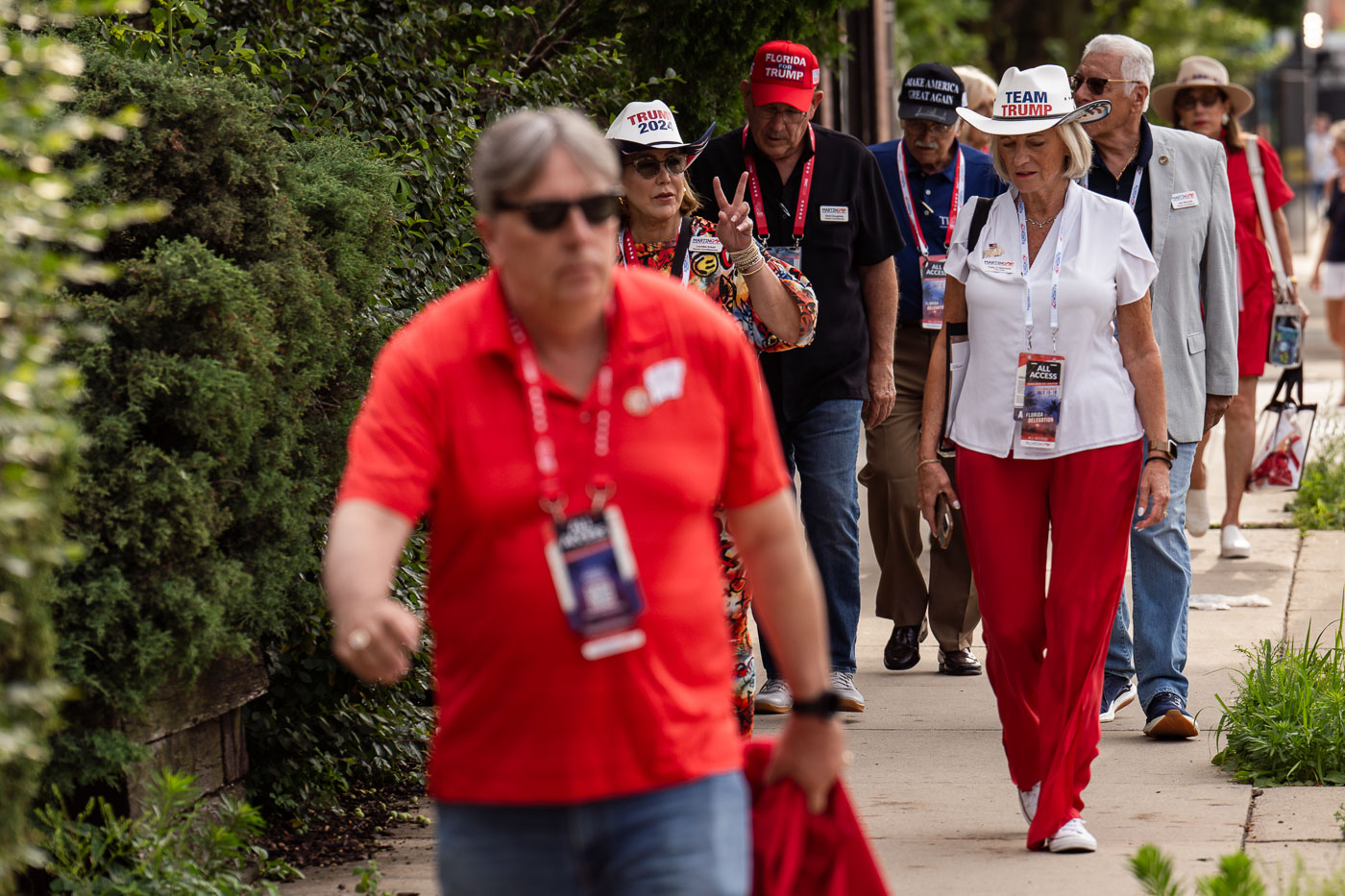 The Florida Delegation at the 2024 Republican National Convention in Milwaukee.