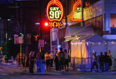 Gay 90's Nightclub on Hennepin Ave in Downtown Minneapolis in July 2024.