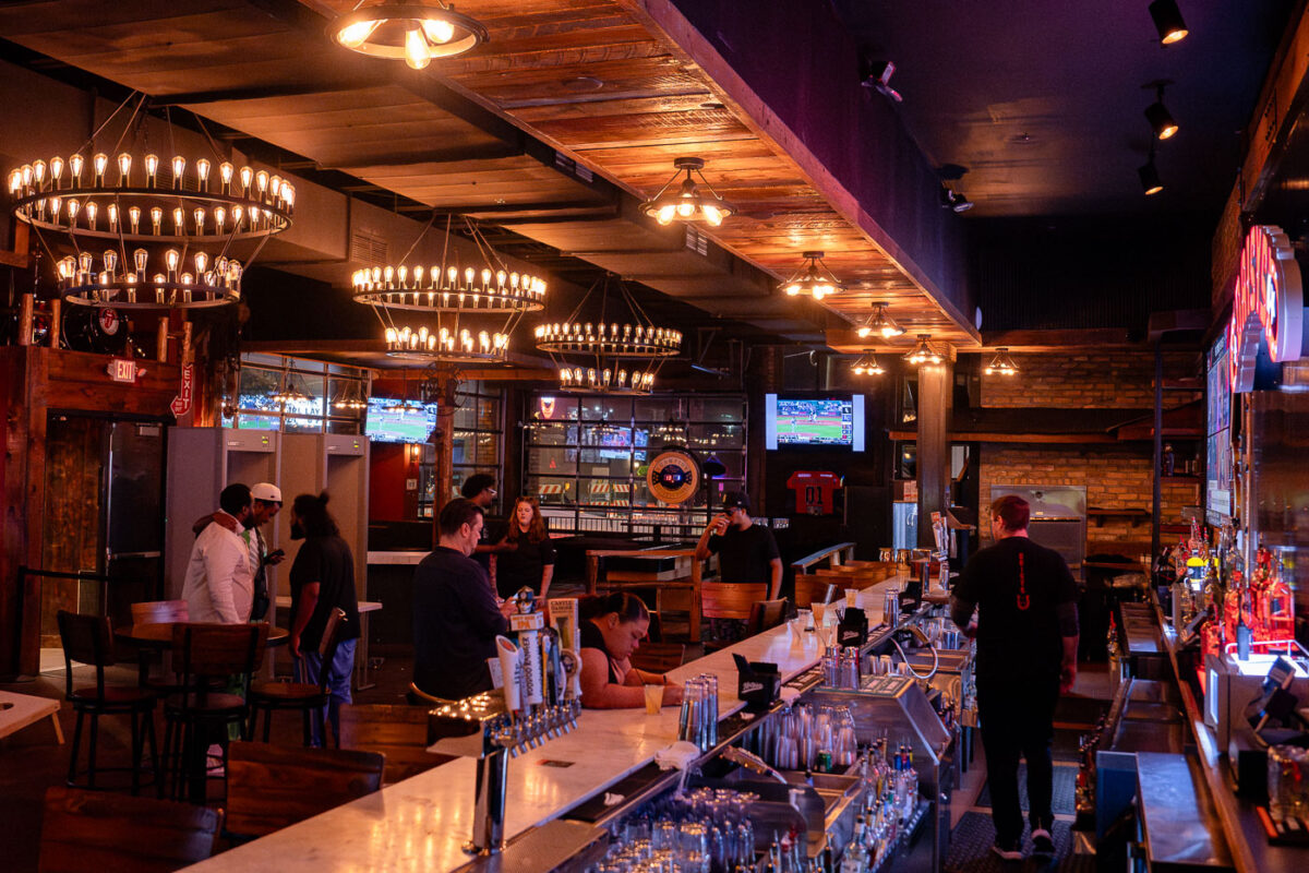 A bar in Uptown Minneapolis with walk through metal detectors.