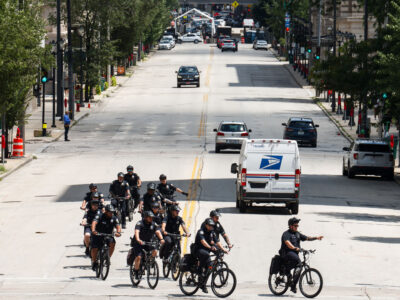 Milwaukee Police Bicycle Patrol at 2024 RNC