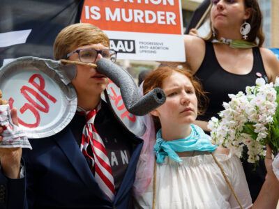 PAAU Protesters at 2024 Republican National Convention, Milwaukee