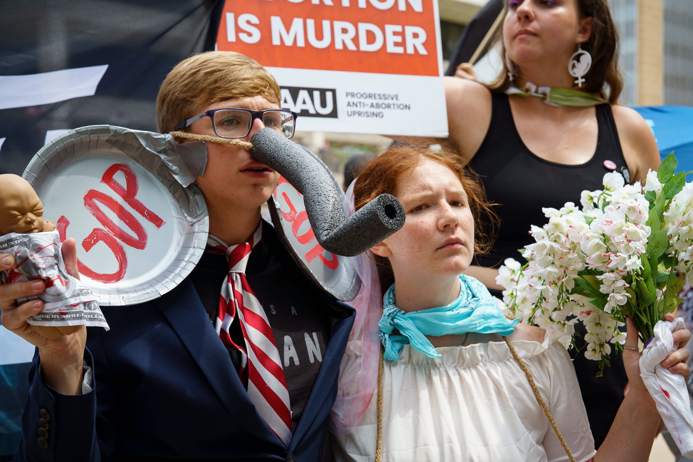 Protesters from Progressive Ant Abortion Uprising at RNC