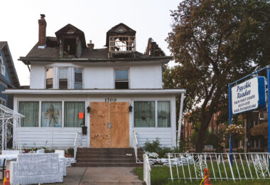 Arson is suspected in the late night fire of the Psychic Reader building on Lake Street in Uptown Minneapolis.