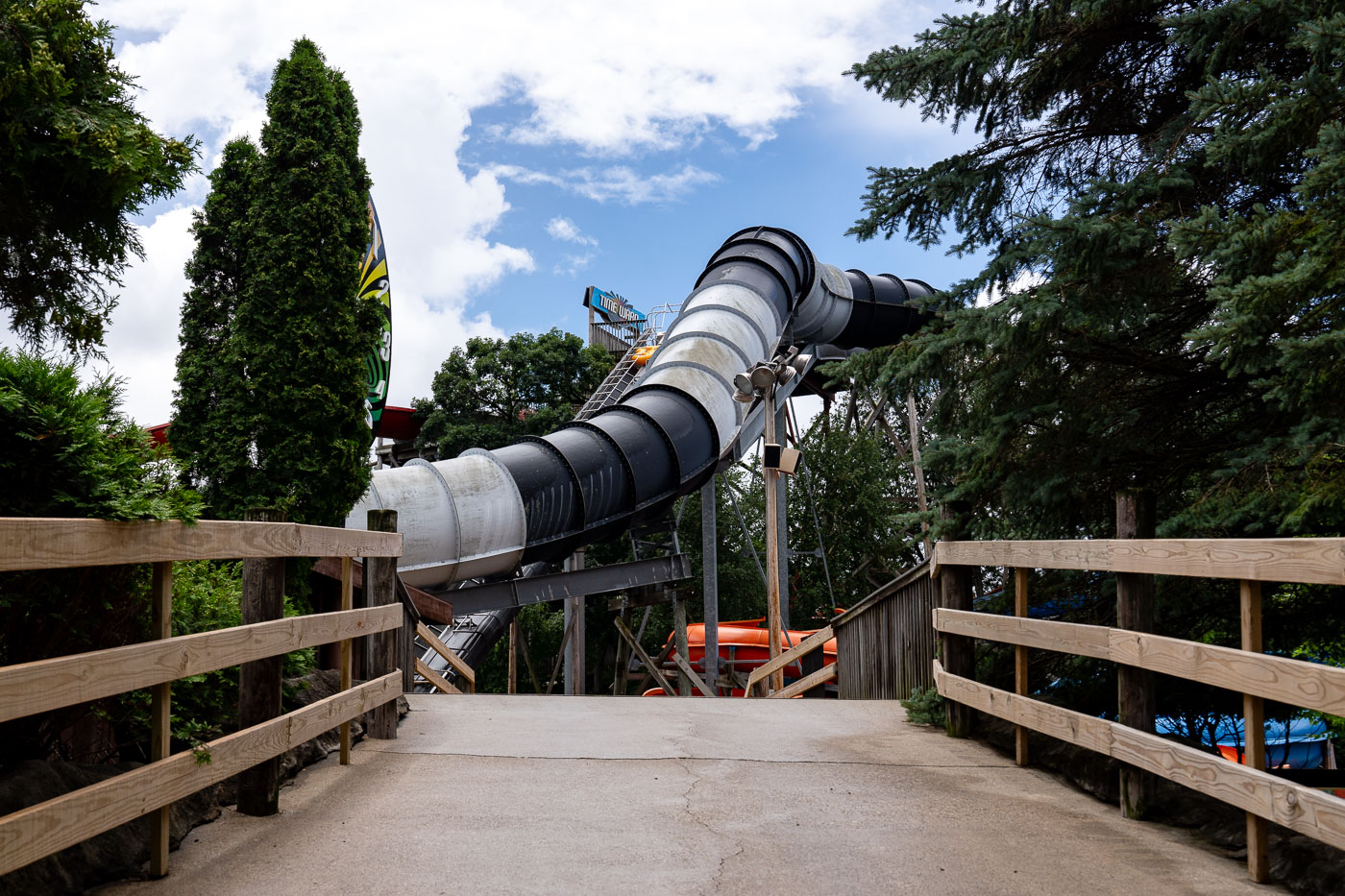 Time Warp waterslide at Noah's Ark in Wisconsin Dels