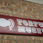 A sign for the Torture Museum in the Wisconsin Dells.