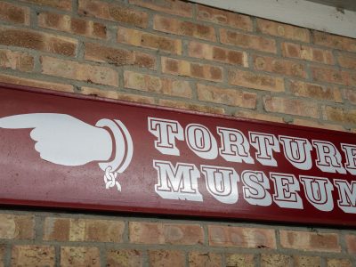 Torture Museum Sign, Wisconsin Dells