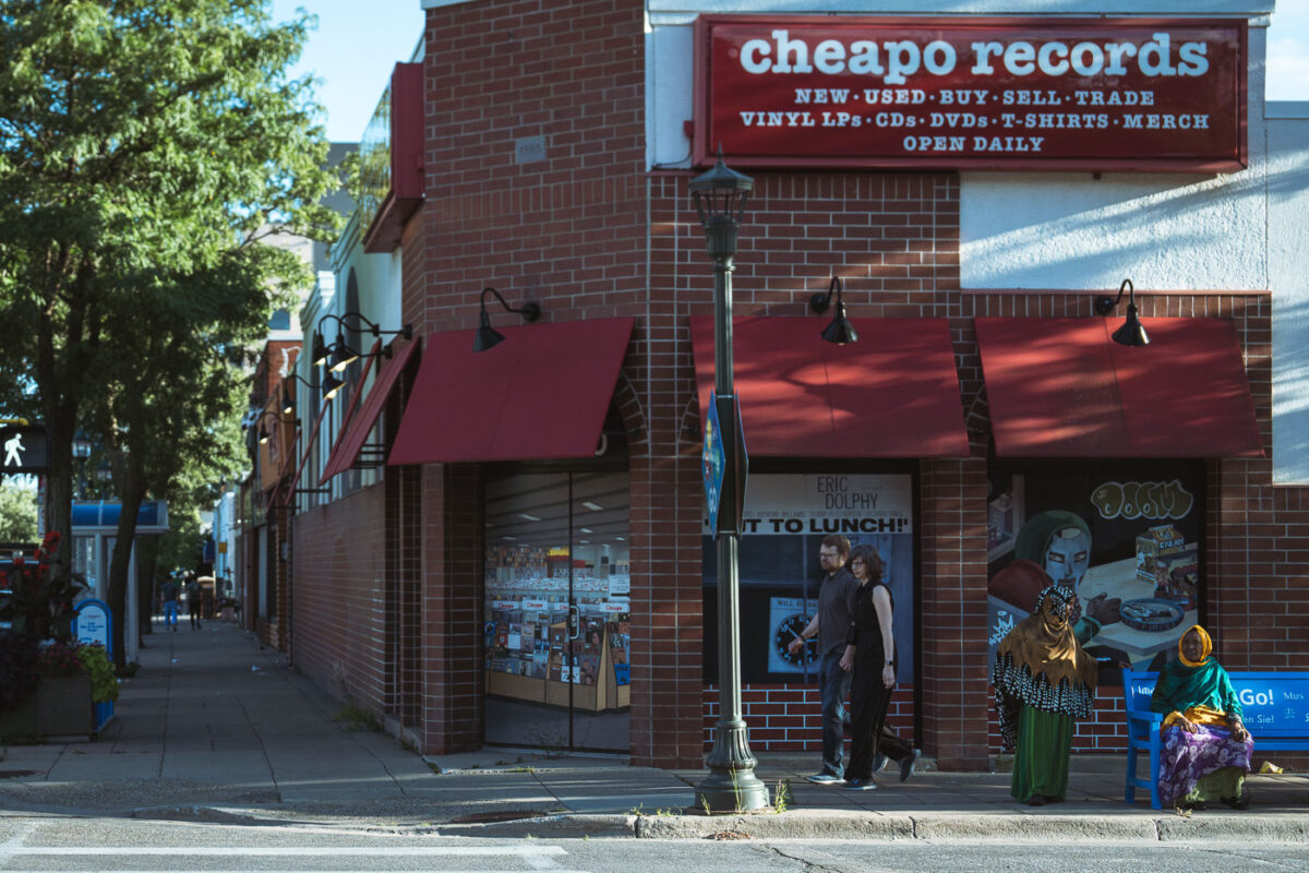 Cheapo Records, a record store on Nicollet Ave in Minneapolis.