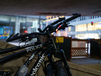 Minneapolis Police Volcanic Patrol Bikes Downtown