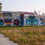 A mural on Chicago Avenue in Minneapolis by the artist Black Daze.
