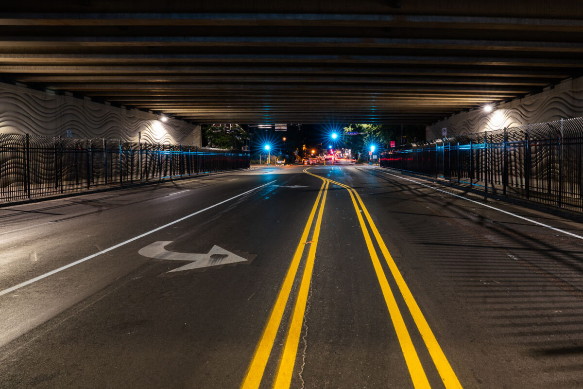 MNDOT installed fencing on 31st Street in Minneapolis. Fencing was installed after an encampent was removed.