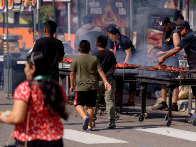 Mexican Independence Day Grillers on Lake Street, Minneapolis
