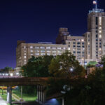 Midtown Exchange and the Midtown Greenway in Minneapolis. Built in the 1920s, it's almost identical to The Landmark Center in Boston. Originally built for Sears, it's said to be the second largest building in Minnesota when it comes to leasable space, after the Mall of America.