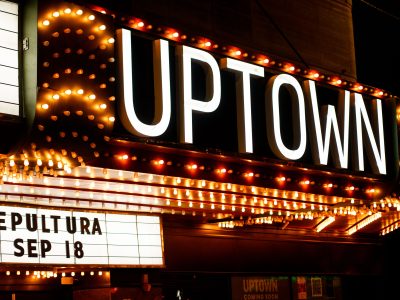Uptown Theater Marquee Advertises Sepultura's Sept. 18 Show