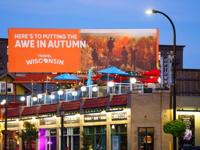 Travel Wisconsin Billboard on Lake Street, Uptown Minneapolis