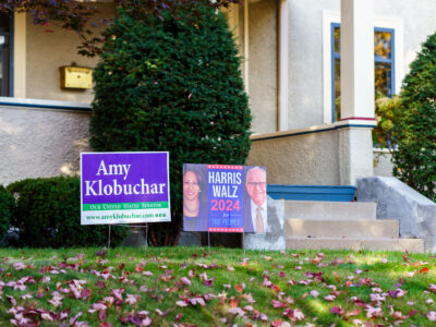 South Minneapolis: Klobuchar and Harris-Walz 2024 Election Signs