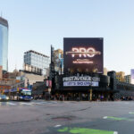 People stand in line at First Avenue concert hall in Downtown Minneapolis.