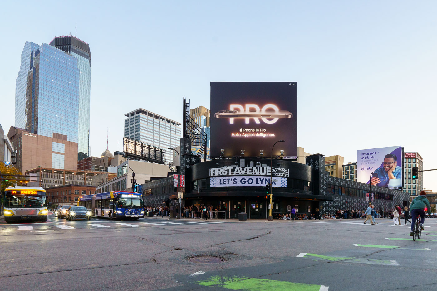 Crowds at First Avenue in Minneapolis October 2024