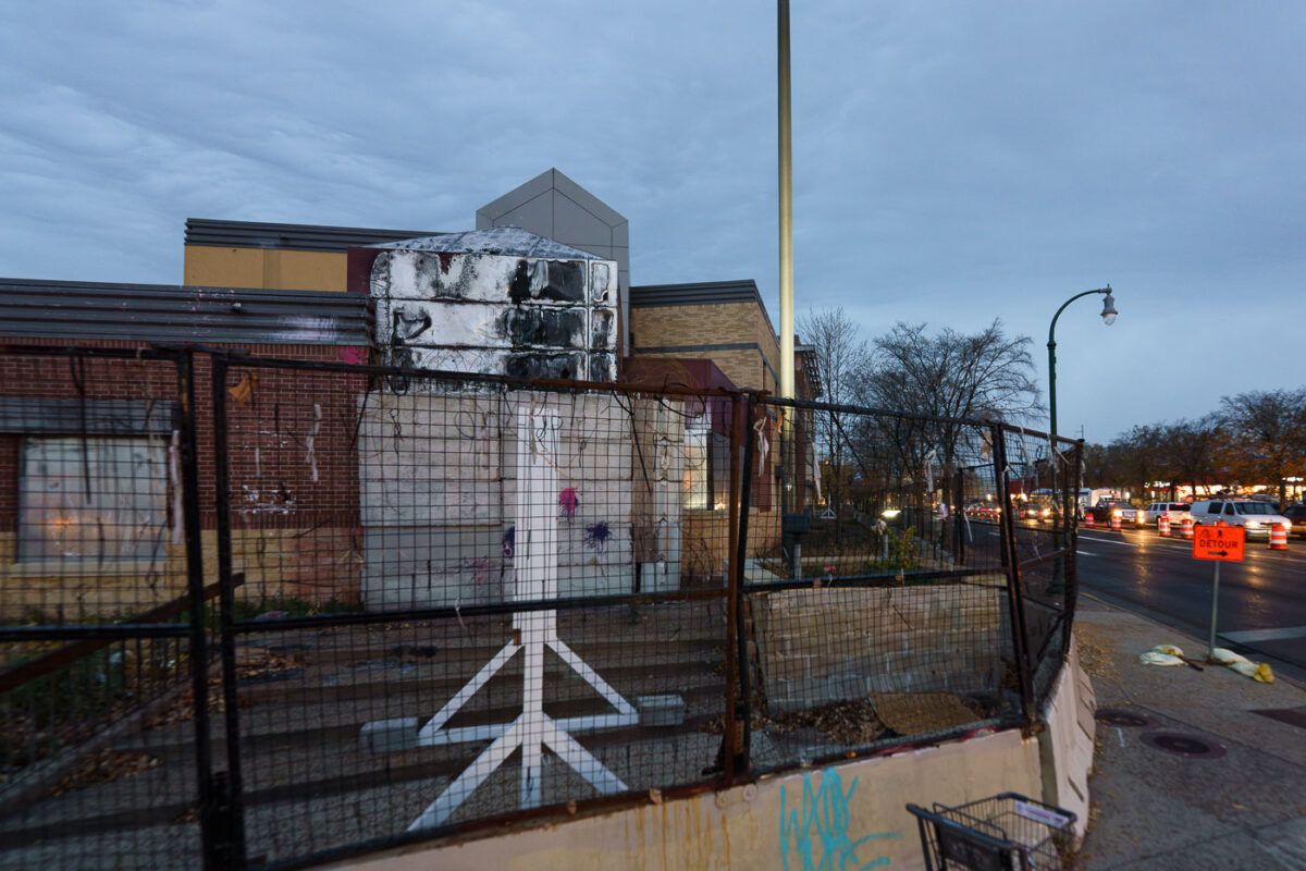 Minneapolis Police 3rd Precinct Aftermath, October 2024