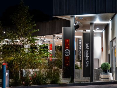 Bde Maka Ska Pavilion at Night, Minneapolis