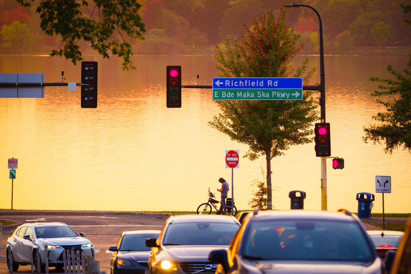 Richfield Drive and Bde Maka Ska Parkway