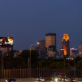 A billboard for "The Abandoned Hayride" in Chaska seen on 35W near downtown Minneapolis.